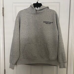 Essentials Heather Gray Hoodie
